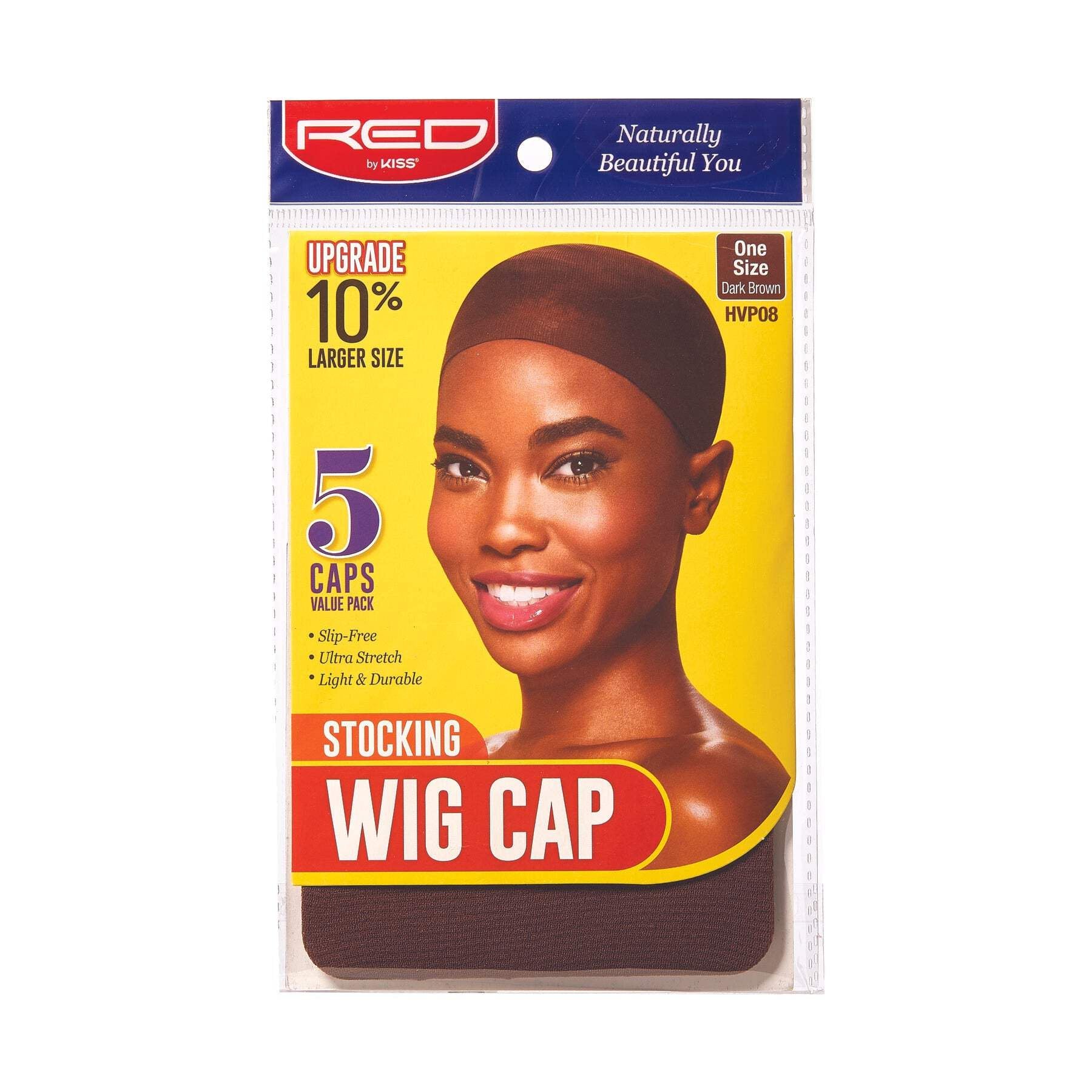 RED by Kiss Stocking Wig Cap -2 PCS! STUDIO LIMITED Perfect Fit Ultra Thin & Expandable Stocking