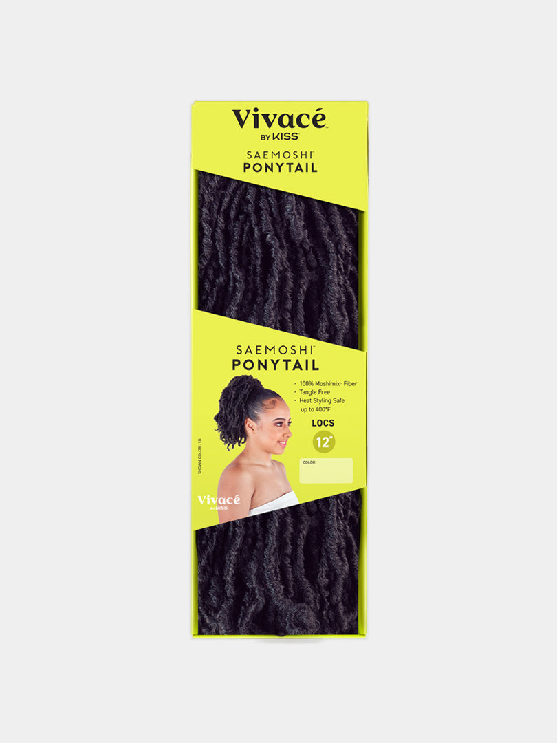 Saemoshi 12" Drawstring Ponytail - Locs — view