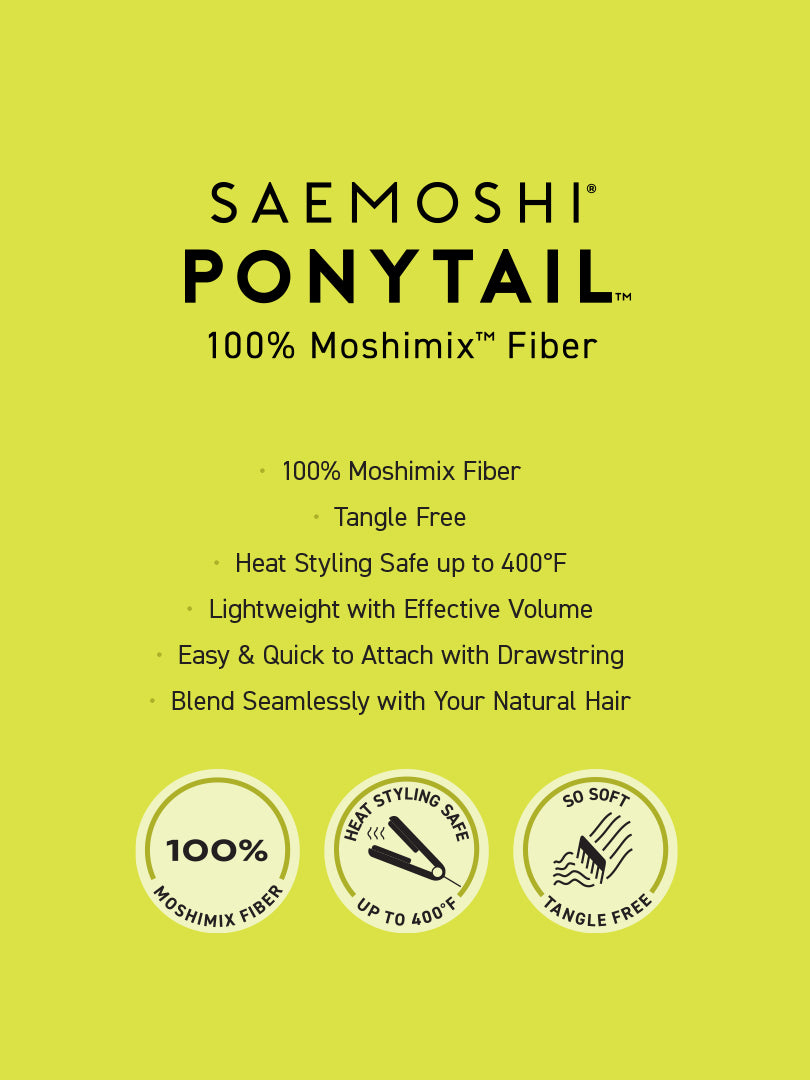 Saemoshi 12" Drawstring Ponytail - Locs — view