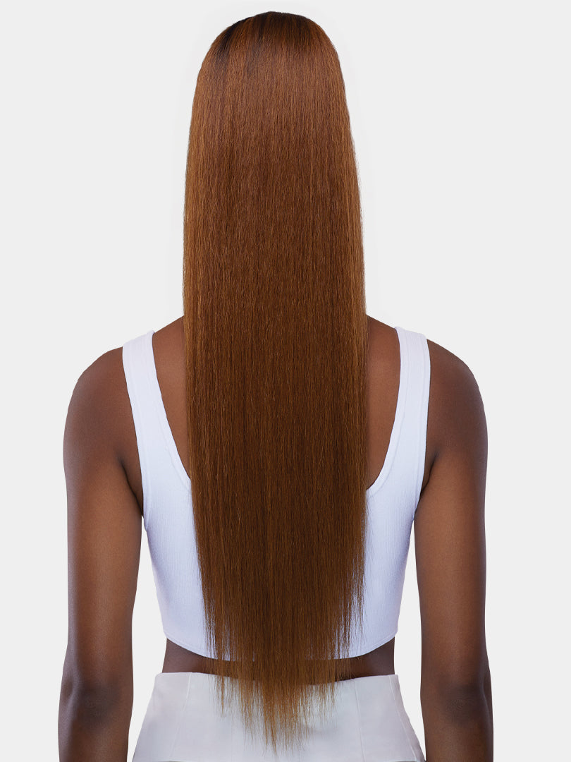 Saemoshi 28" Drawstring Ponytail - Straight — view