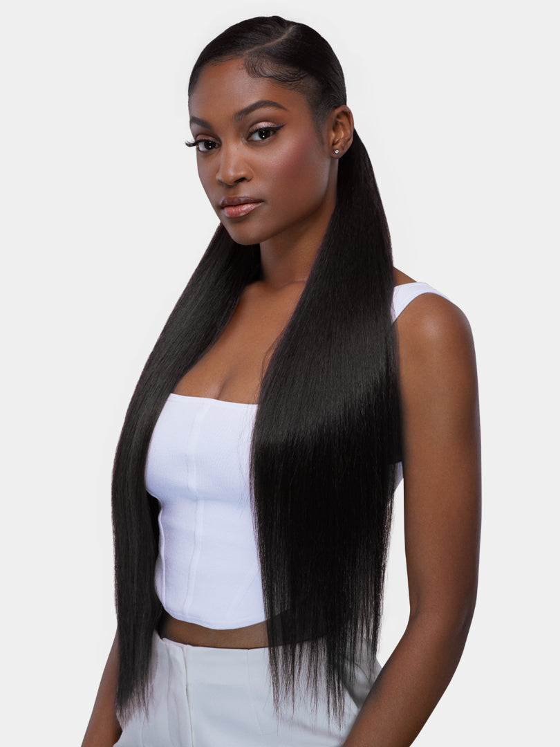 Saemoshi 28" Drawstring Ponytail - Straight — view