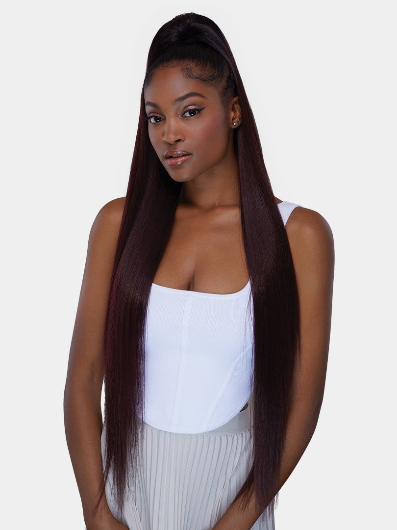 Saemoshi 36" Drawstring Ponytail - Straight — view