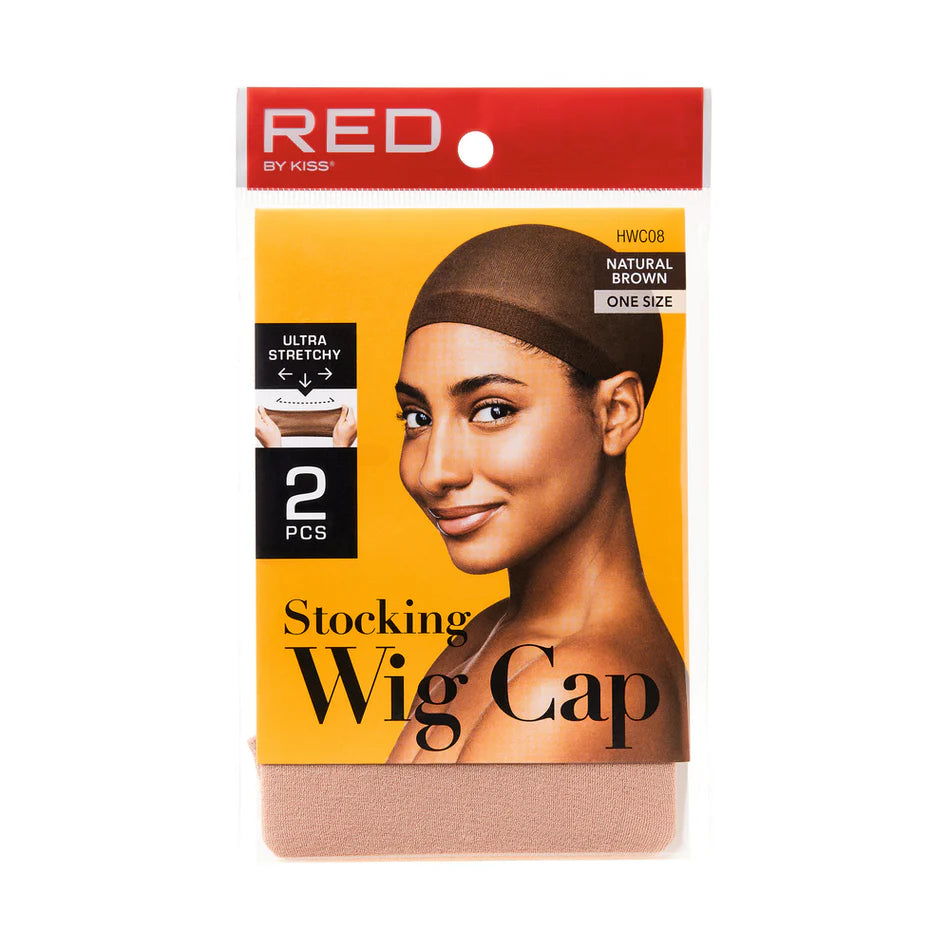 RED by Kiss Stocking Wig Cap -2 PCS! STUDIO LIMITED Perfect Fit Ultra Thin & Expandable Stocking