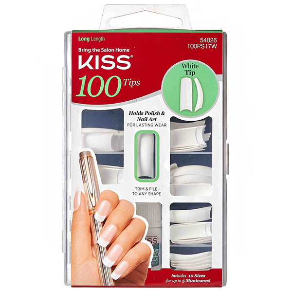 100 Nails - White Tip