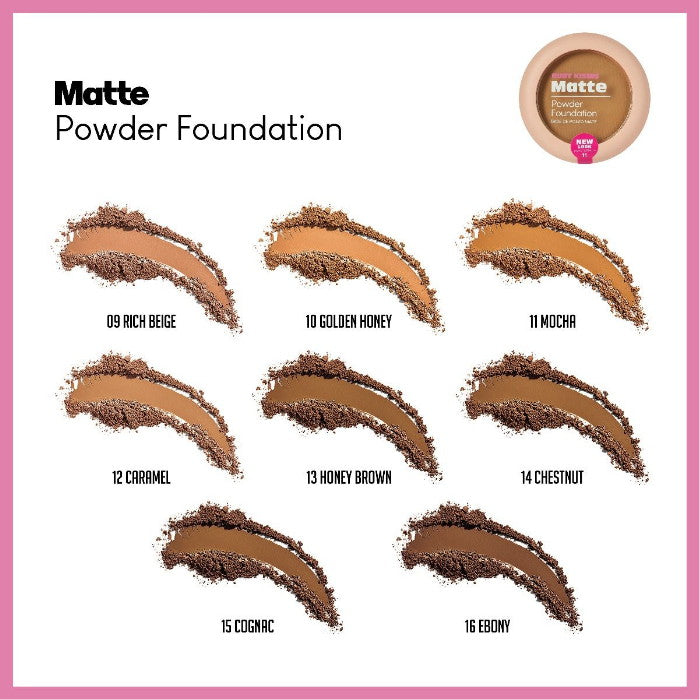 Rk Matte Powder Foundation-Ebony