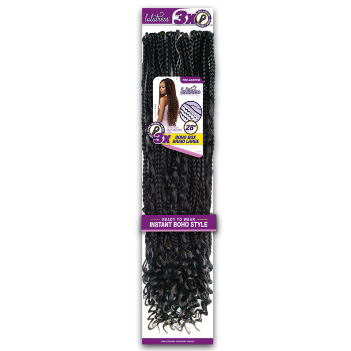 Sb 3X Boho Box Braid 28"(Lulutress)(Looped)