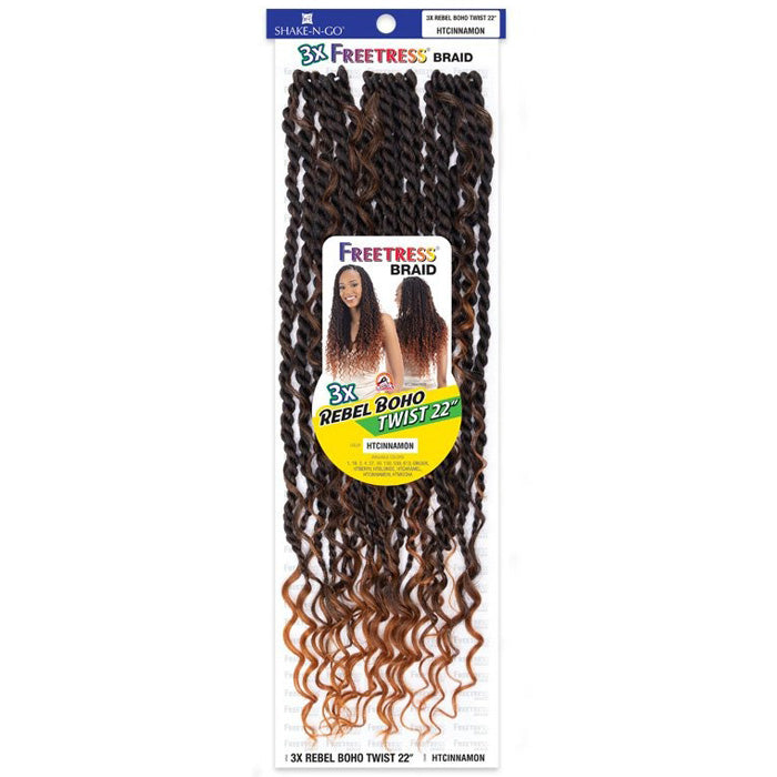 Fb 3X Rebel Boho Twist 22"
