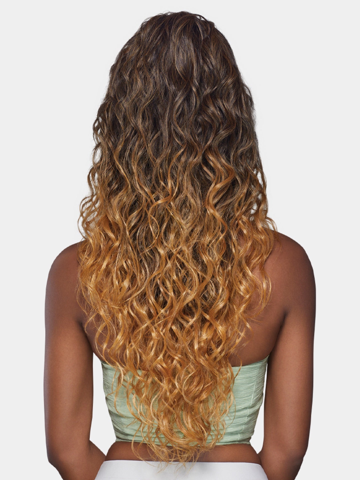 Saemoshi 26" Drawstring Ponytail - Ocean Wave — view